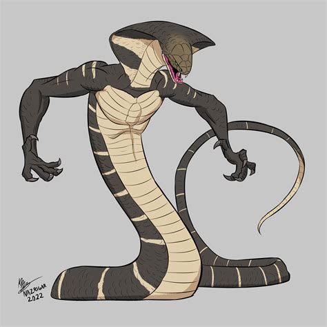 Weretober Commission Were King Cobra By Nazrigar On Deviantart