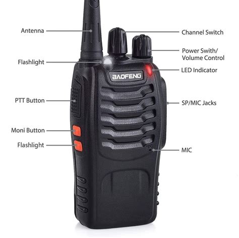 Bf S Dwufunkcyjna Bezprzewodowa Bezprzewodowa Walkie Talkie O Du Ej