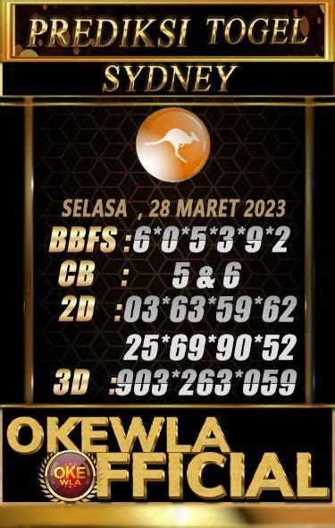 Prediksi Sydney Hari Senin Maret Okewla Official Bocoran