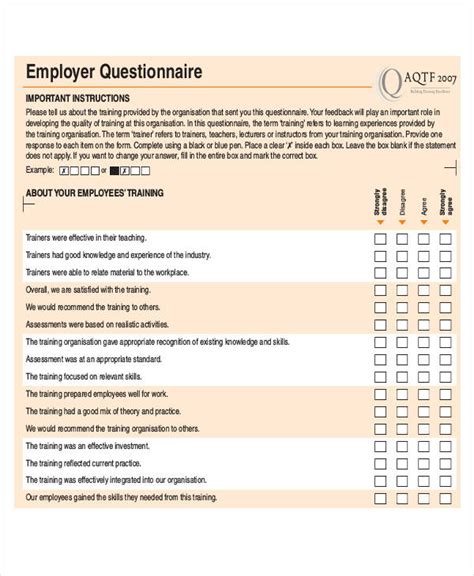 Employee Feedback Survey Template