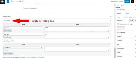 How To Set Or Get A Custom Field For A Post In Wp