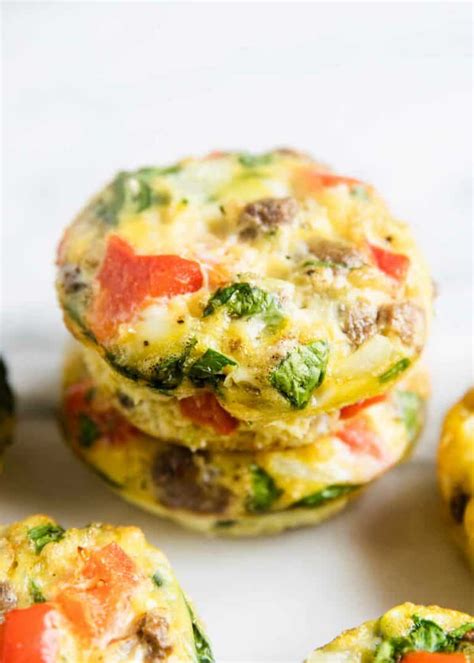 Mini Egg Frittatas These Frittata Muffins Are Full Of Protein And