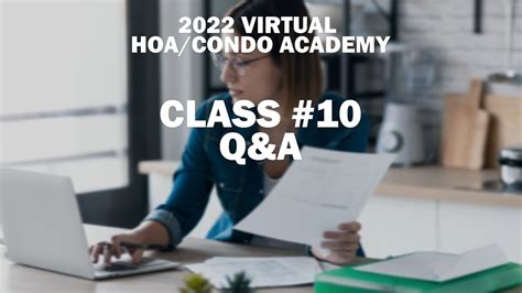 Virtual Hoa Condo Academy Class Q A With Beth Mulcahy Esq