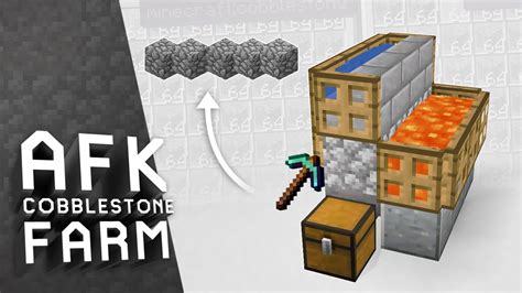 Cara Membuat AFK Cobblestone Farm Minecraft Indonesia 1 15 YouTube