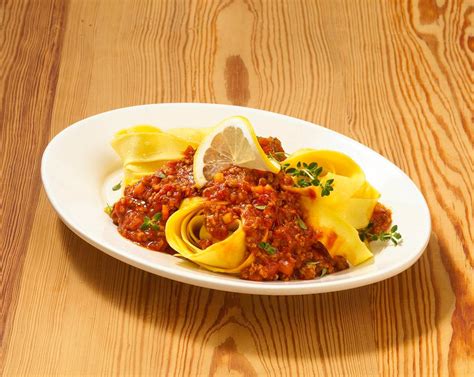 Pappardelle Mit Zitronen Bolognese Pastaso E Rezept Lecker