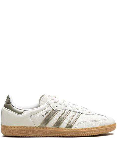 Adidas Samba Og “cyber Metallic” スニーカー ホワイト Farfetch Jp