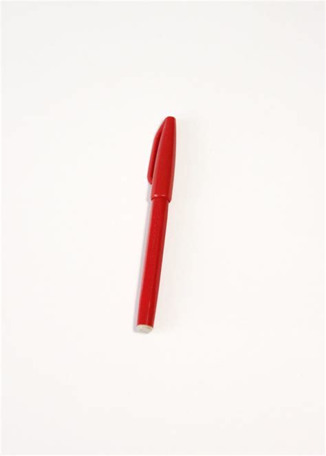 Pentel Sign Pen Red COMMON