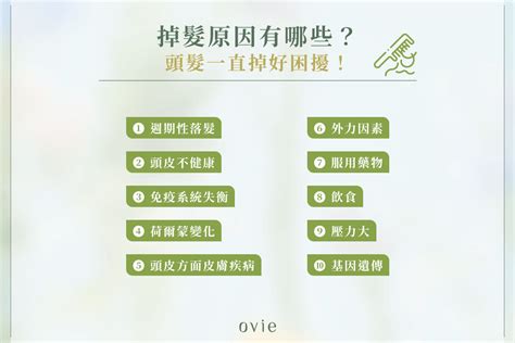 十大掉髮原因全解析！改善掉髮嚴重問題用這3招！