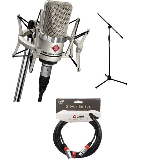 Microfoon Set Met Statief Neumann TLM 102 Studio Set Xh 6000 Pied