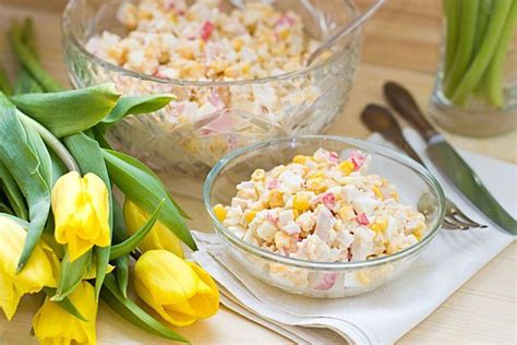 Bâtonnets de crabe et salade de riz 15 délicieuses recettes