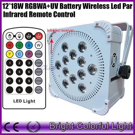 One Sample Led Battery Wireless Dmx Led Uplights W Rgbwa Uv