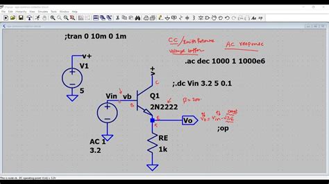 Common Collector Amplifiers Ac Response Bode Plots And Spice Simulations Youtube