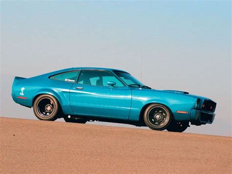 Silver Blue Glow 1975 Mach 1 Mustang Ii Hatchback Artofit