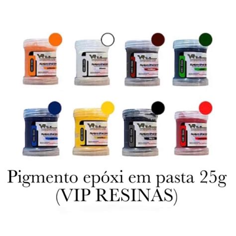 Pigmento Em Pasta Cores S Lidas G Vip Resinas Shopee Brasil