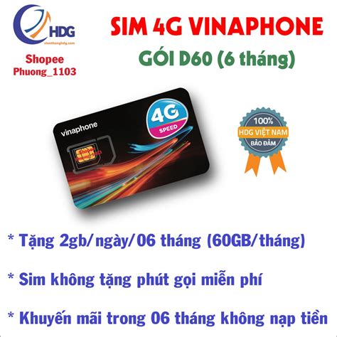 Miễn phí 1 năm SIM 4G Vinaphone nghe gọi tặng 2GB ngày VD8912T