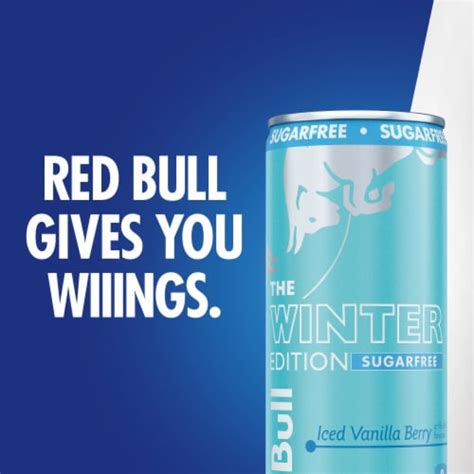 Red Bull Winter Edition Sugar Free Iced Vanilla Berry Energy Drink 12