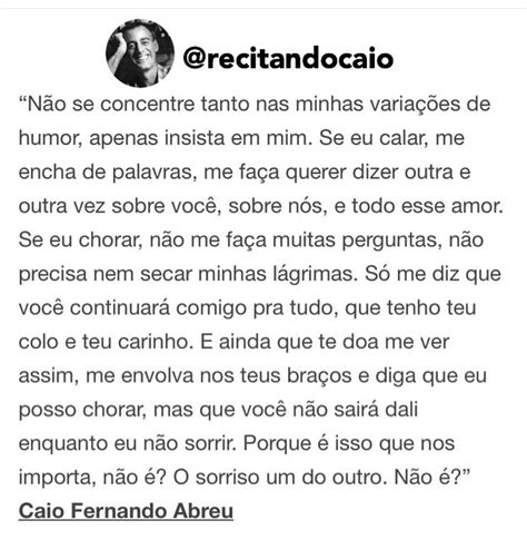 Pin De Ane Holanda Em Caio Fernando Abreu Pensamentos Reflex O