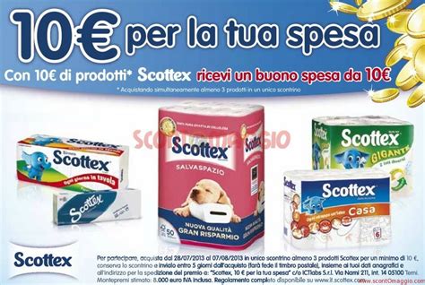 Buoni Sconto Scottex Da 10 Euro Da Ipercoop ScontOmaggio