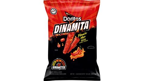 Doritos Dinamita Flamin Hot Queso Rolled Tortilla Chips Oz