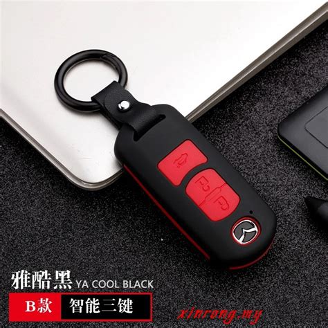 Zinc Alloy Silicone Car Remote Key Case Fob Cover For Mazda CX 5 2 3 6