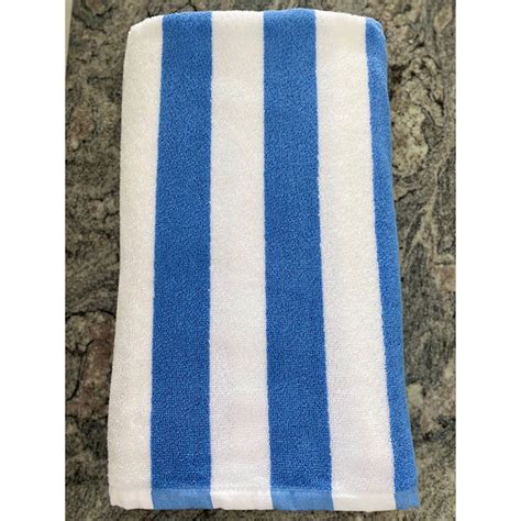 Ganesh Oxford Playa Cabana 2x2 Stripe Pool Towels 30x70 75 Cotton 25