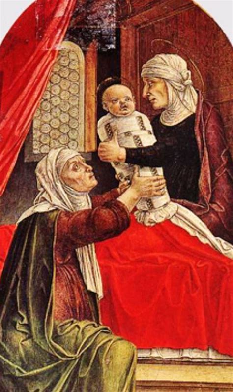 The Birth Of The Virgin Mary As Soon As Mary Was Born St Anne Handed