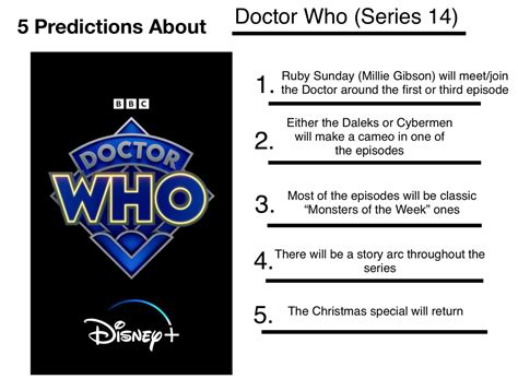 5 Predictions About Doctor Who (Series 14) by BoingoSnax on DeviantArt