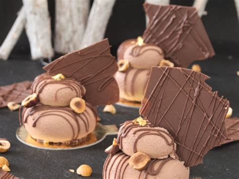 Le Kroc Noisette un entremets individuel au praliné noisette et