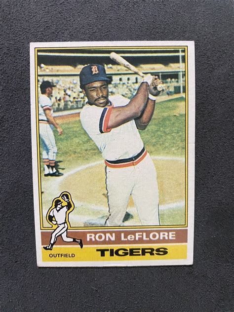 Topps Ron Leflore Detroit Tigers Ebay