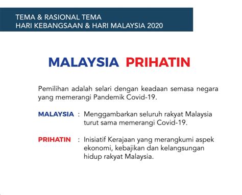 Blog Rasmi Cikgu Hairmee Logo Hari Kebangsaan 2020 Dengan Tema Malaysia Prihatin