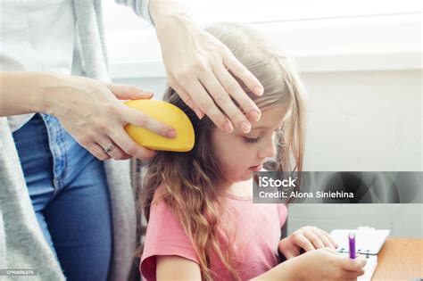 Photo Libre De Droit De Maman Peigne Les Cheveux De Sa Fille Je Moccupe