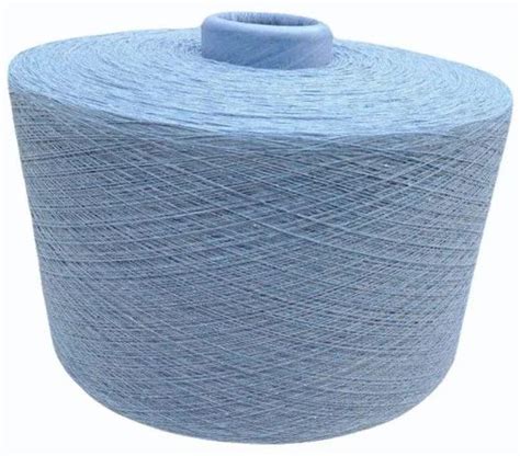 Twisted Ply Sky Blue Open End Cotton Yarn Count At Rs Kg In