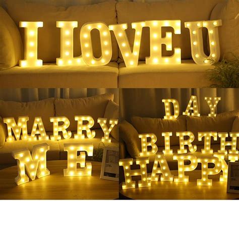 Alphabet Lights (16/21CM) – Gflashy