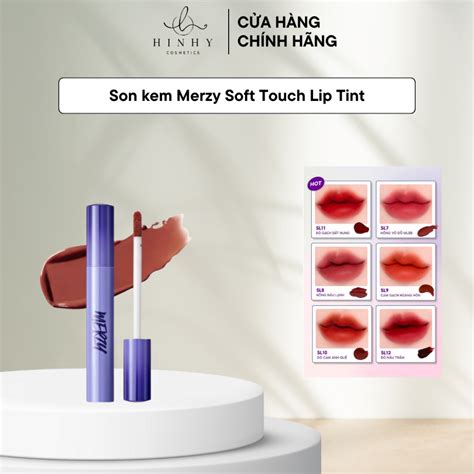 Son Kem Merzy Soft Touch Lip Tint Shopee Vi T Nam