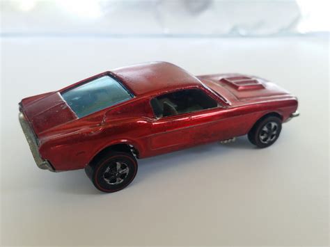 Hot Wheels Redline Custom Mustang Red Hong Etsy