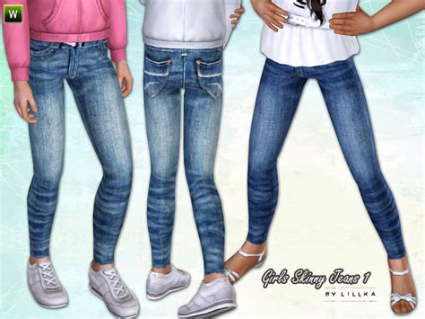 The Sims Resource Girls Skinny Jeans