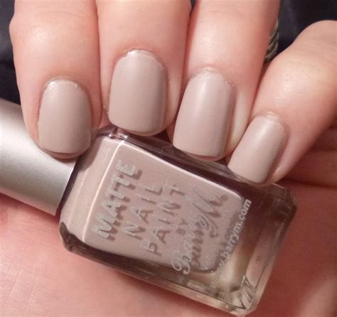 Lou Is Perfectly Polished Swatch Barry M Matte Vanilla