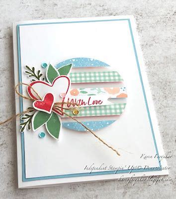 Country Bouquet Valentine Love Cards Stampin Up Floral Flowers