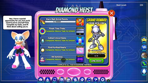 Sonic Speed Simulator: Diamond Heist Event Guide - Games - Sonic Stadium