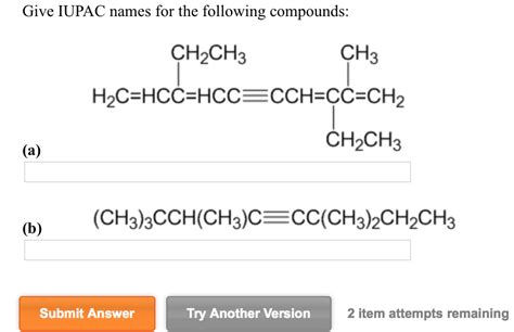 Give Iupac Names For The Following Compounds Esteban Has Webster