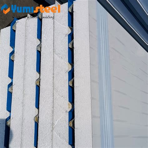 Fireproof Insulated Polystyrene Pu Sandwich Wallroof Panels For Prefab