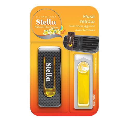 Jual Stella Car Parfume Set Musk Yellow Shopee Indonesia