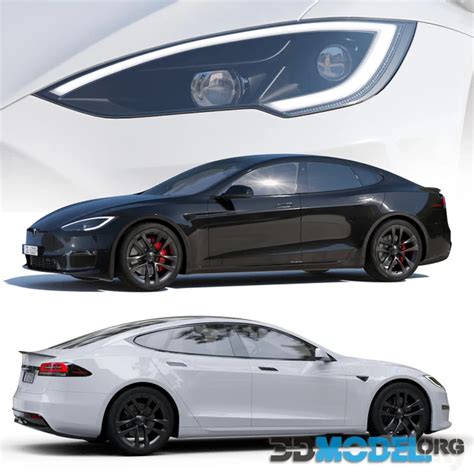 3D Model – Tesla model S Plaid 2023