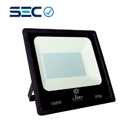 PROYECTOR LED ULTRA THIN 100W IP66 NEGRO JIE Iluminación