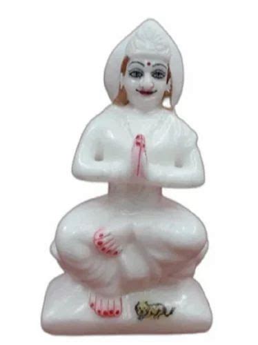 White Traditional 14inch Marble Laxmi Mata Statue For Home At Rs 4000