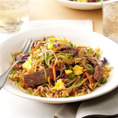 Ginger Steak Fried Rice Recipe Taste Of Home