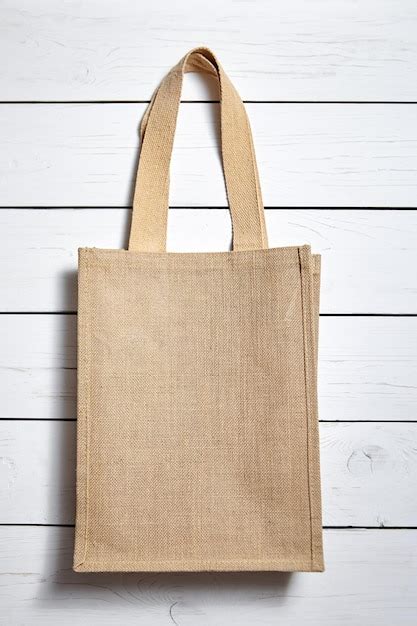 Premium Photo Reusable Shopping Bag Natural Textile Fiber Eco Hessian