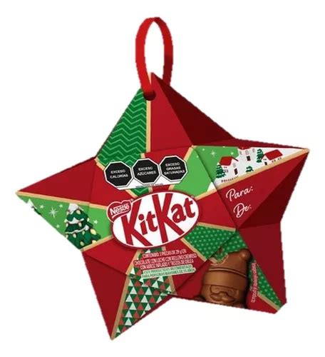 Estrella Kit Kat Merry Breakmas Chocolates De Santa Claus Mercadolibre