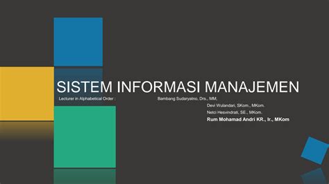 Solution Materi Pengantar Sistem Informasi Manajemen Studypool