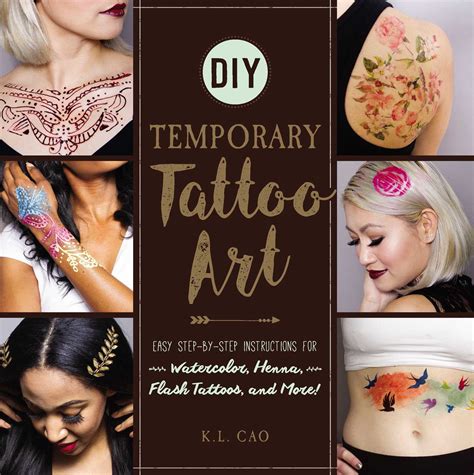 Diy Temporary Tattoo Art Book By K L Cao Official Publisher Page Simon And Schuster Canada